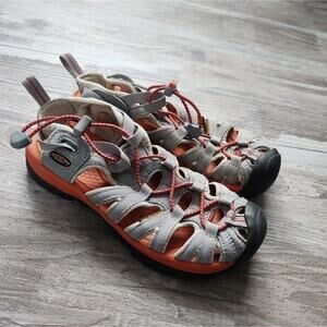Keen Women's Whisper Fisherman Sandal Size 6 Waterproof Trail Hike Shoe Toe Bump